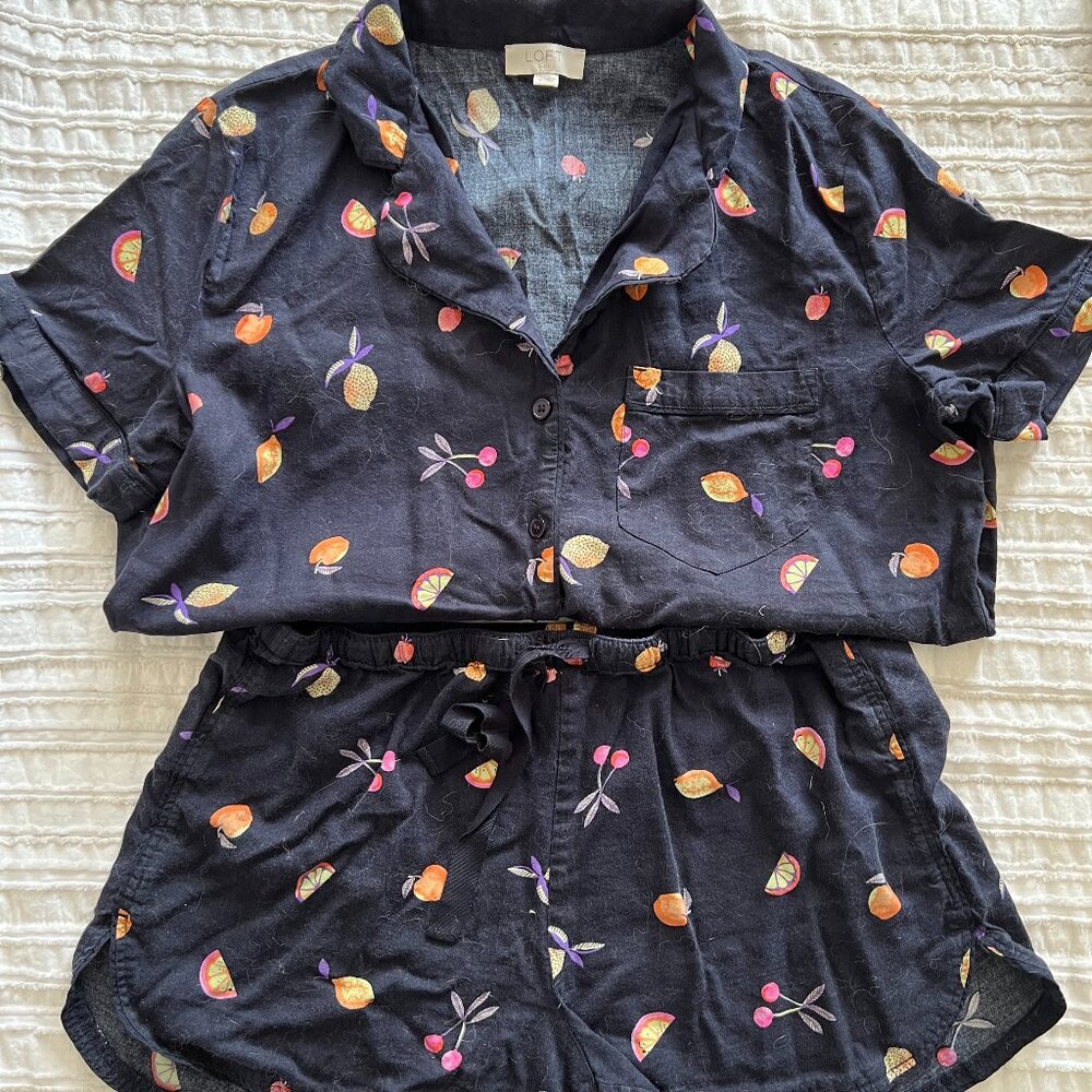 LOFT Fruit Pajama Set - M
